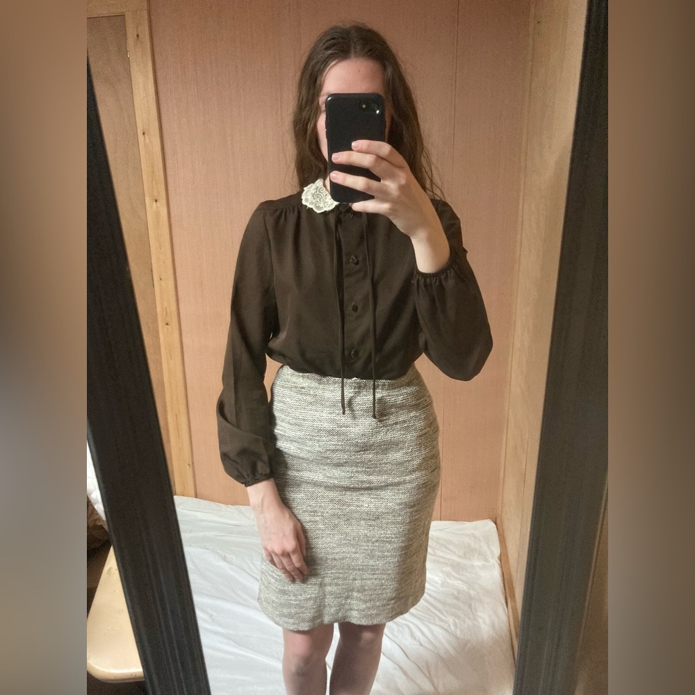 Vintage 70’s Flax Cottage Core Skirt